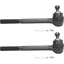 Front, Driver and Passenger Side, Outer Tie Rod Ends