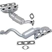 Front and Rear Catalytic Converters, Federal EPA Standard, 46-State Legal (Cannot ship to or be used in vehicles originally purchased in CA, CO, NY or ME)
