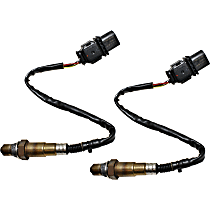 Before and After Catalytic Converter Oxygen Sensors, 5-wire, Wideband sensor