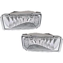 Front, Driver and Passenger Side Fog Lights, With Bulb(s), Halogen