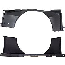 Upper and Lower Fan Shroud, 6.6L, 8 Cyl. Diesel Engine, Fits Radiator Fan