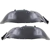 Front, Driver and Passenger Side, Front Upper Section, Fender Liner