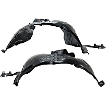 Front, Driver and Passenger Side, Fender Liner