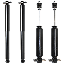 Front and Rear, Driver and Passenger Side Shock, RWD