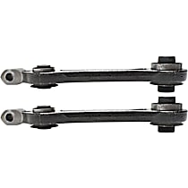 Front, Driver and Passenger Side, Lower, Rearward Control Arms