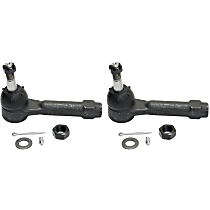 Front, Driver and Passenger Side, Outer Tie Rod Ends