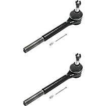 Front, Driver and Passenger Side, Outer Tie Rod End