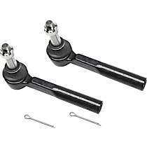 Front, Driver and Passenger Side, Outer Tie Rod Ends
