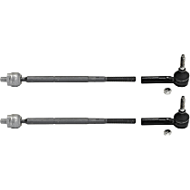 Front, Driver and Passenger Side, Inner and Outer Tie Rod Ends