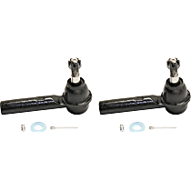 Front, Driver and Passenger Side, Outer Tie Rod Ends
