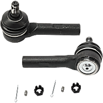 Front, Driver and Passenger Side, Outer Tie Rod Ends