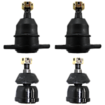 Front, Driver and Passenger Side, Upper and Lower Ball Joint
