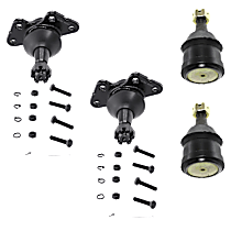 Front, Driver and Passenger Side, Upper and Lower Ball Joint, For Models With 7700 and 8600 lbs. GVW