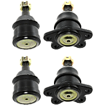 Front, Driver and Passenger Side, Upper and Lower Ball Joint