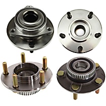 Rear, Driver and Passenger Side Wheel Hubs, Front Wheel Drive