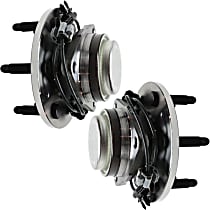 Wheel Hubs, , With Bearing, 6 x 5.5 in. Bolt Pattern, Rear Wheel Drive