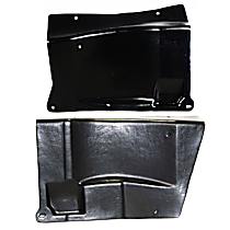 Driver and Passenger Side Engine Splash Shields, Accessory Drive Cover and Engine Side Cover