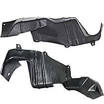 Driver and Passenger Side Engine Splash Shields, Automatic Transmission