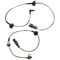 Front and Rear, Driver and Passenger Side ABS Speed Sensor Set of 2