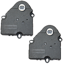 HVAC Heater Blend Door Actuator, Temperature; Defrost - Left Main