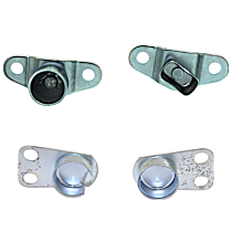 Driver and Passenger Side; Passenger Side Body Mounted Tailgate Hinge