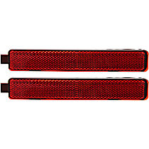 Rear, Driver and Passenger Side Bumper Reflector