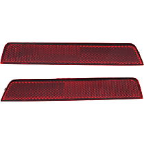 Rear, Driver and Passenger Side Bumper Reflector