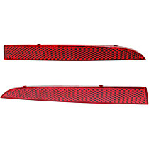 Rear, Driver and Passenger Side Bumper Reflector