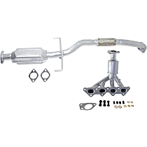 Front and Rear Catalytic Converters, Federal EPA Standard, 46-State Legal (Cannot ship to or be used in vehicles originally purchased in CA, CO, NY or ME)