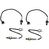 Before and After Catalytic Converter Oxygen Sensor, Set of 4, 4-wire