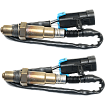 Before Catalytic Converter, Driver and Passenger Side Oxygen Sensors, 4-wire