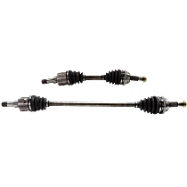 Front, Driver and Passenger Side Axle Assembly, Automatic Transmission