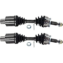 Front, Driver and Passenger Side Axle Assembly, Four Wheel Drive, Production Date To September 12, 2000, New, 4WD