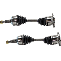 Front, Driver and Passenger Side Axle Assembly - New Set of 2 AWD