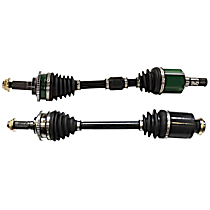 Front, Driver and Passenger Side Axle Assembly - New Set of 2, 2.3L, 4Cyl