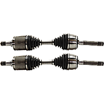 Front, Driver and Passenger Side Axle Assembly - New Set of 2, 4.7L, 8Cyl
