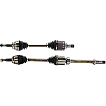 Front, Driver and Passenger Side Axle Assemblies, Automatic Transmission