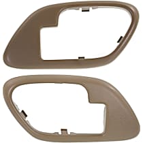 Front, Driver and Passenger Side, Door Handle Trim - Front, Driver and Passenger Side