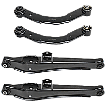 Rear, Driver or Passenger Side, Upper and Lower Control Arm