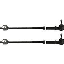 Front, Driver and Passenger Side, Inner and Outer Tie Rod End