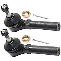 Front, Driver and Passenger Side, Outer Tie Rod Ends