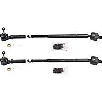 Front, Driver and Passenger Side, Inner and Outer Tie Rod Ends