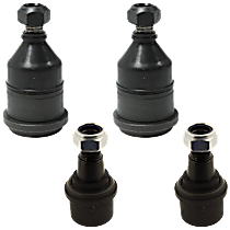 Front, Driver and Passenger Side, Upper and Lower Ball Joint