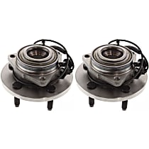Front, Driver and Passenger Side Wheel Hub Bearing included - Set of 2