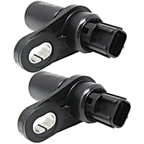 Speed Sensor - With 2-Prong Blade Male Terminal and 1-Female Connector, Set of 2