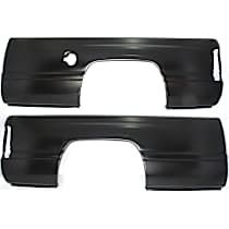 Rear, Driver and Passenger Side Truck Bedside Panel, For Models With 8 Foot Bed and Single Rear Wheels