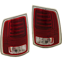 Driver and Passenger Side LED Tail Light, With bulb(s), Premium Type, OE Replacement