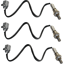 Before Catalytic Converter, Driver and Passenger Side, and After Catalytic Converter Oxygen Sensors, 4-wire, Four Wheel Drive