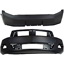 Front and Rear Bumper Covers, Primed CAPA CERTIFIED