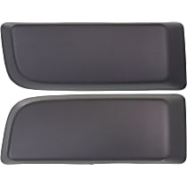 Bumper Guard - Front, Driver and Passenger Side, Textured Black